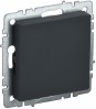 IEK Brite Base графит заглушка c суппортом BR-PL10-K53 фото