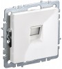 IEK Brite Base белый розетка компьютерная RJ45 кат.5E BR-K10-1-K01-PRO фото