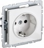 IEK Brite Base белый розетка с заземлением и шторками, 16А BR-R14-16-K01-PRO фото