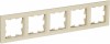IEK Brite Base бежевый рамка 5 мест BR-M52-K10 фото