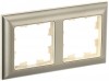 IEK Brite Decor шампань 3D-форма рамка 2 места BR-M22-12-3-K10 фото