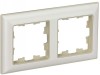 IEK Brite Decor жемчуг 3D-форма рамка 2-местная BR-M22-12-1-K10 фото