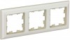 IEK Brite Decor жемчуг 3D-форма рамка 3-местная BR-M32-12-1-K10 фото