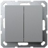 Jasmart G Алюминий Выключатель 2-кл 10A 250V~ G3023S фото