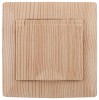 Intro 4-203-11 Розетка 2P+E Schuko с крышкой, 16А-250В, СУ, Solo, сосна (10/100/2000) Б0053665 фото