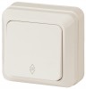 Intro 2-103-02 Переключатель, 10А-250В, IP20, ОУ, Quadro, сл.кость (10/200/3600) Б0053751 фото