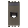 Vimar Розетка RJ45 NETSAFE CAT5E UTP, Metal 19339.11.M фото