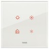 Vimar Накладка EIKON EVO для 2 модулей, белый бриллиант 21662.70 фото