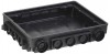 IEK PRIMER Коробка напольная ONFLOOR 16 модулей KNU-80-16-PA-9011 фото