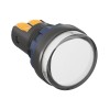 Сигнальный индикатор со встроенным диодом 220В,  белый M22L-F220WPP фото