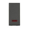 Ecoplast LK45 Выключатель с индикатором 45х22,5мм (схема 1L) 16 A, 250 B (черный бархат) 850308-1 фото