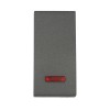 Ecoplast LK45 Переключатель с двух мест, с индикатором 45х22,5мм (схема 6L) 16 A, 250 B (черный бархат) 850408-1 фото