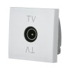 Ecoplast LK45 Розетка TV оконечная (серебристый металлик) 852103-1 фото