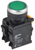 Кнопка d=22мм 1NO+1NC зелёная MASTER IEK MI-BT60-11-3-22-K06 фото