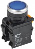 Кнопка d=22мм 1NO+1NC синяя MASTER IEK MI-BT60-11-3-22-K07 фото