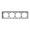 Jasmart FD Матовый белый (soft touch) Рамка 4-ая FD1004PWM фото