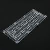 ALSP173DXXLEDP60G Групповая прямоугольная линза 2x6 на 12 светодиодов 3030/3535/5050, эфф=90%, диаграмма для спорта, 173x71.4мм, PMMA ASAHI OPTICS pe796420 фото
