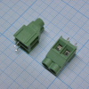 DG636-6.35-02P-14-00A(H) Винтовой клеммный блок c рельефной обоймой, 2 контакта. Серия DG636-6.35 Degson pe129541 фото