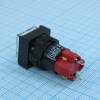 D16LMS1-1ABKW D16LMS1-1ABKW, Переключатель кнопочный без фиксации 250В/5А LED подсветка 24В DECA pe440582 фото