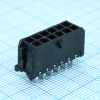430451212 Прямоугольный разъем, Серия Micro-Fit 3.0 43045, 12 контакт(-ов), Штыревой Разъем, 3 мм монтаж в отверстие Molex pe414215 фото