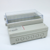 DC005CUL Двухсекционный корпус IP65 с откидной прозрачной крышкой, база ABS светло-серая, крышка из поликарбоната GAINTA pe513288 фото