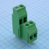 DG130A-5.0-04P-14-00A(H) Винтовой клеммный блок c рельефной обоймой, 4 контакта. Серия DG130A-5.0 Degson pe450568 фото