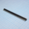 DS1025-05-2X40P8BV1-B Разъем штыревой двухрядный, вилка на плату прямая 80 контактов (2х40), шаг 2мм CONNFLY pe357900 фото