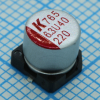 A765EB227M0JLAE020 6.3 В 220мкФ, ±20%, диаметр 6.3 мм, высота 6.6 мм, температура -55 °C...+105 °С SMD KEMET pe551694 фото