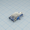 484040003 Разъем USB, тип A, USB 3.0, розетка, 9 выводов, угловая, DIP монтаж Molex pe407311 фото