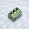 DG306-5.0-03P-14-00A(H) Винтовой клеммный блок с защитой провода, 3 контакта. Серия DG306-5.0 Degson pe83215 фото