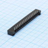 DS1020-17RT1D FPC разъем для шлейфа на плату угловой 17pin, шаг 2.54мм CONNFLY pe391440 фото
