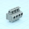 DG235-3.81-04P-11-00A(H) Нажимной безвинтовой клеммный блок 4 контакта. Зажим типа торцевой контакт. Серия DG235-3.81 Degson pe129554 фото