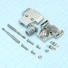 DS1047-15M2L-N Кожух для D-SUB разьема 15 контактов с удлиненными винтами, металлический CONNFLY pe317971 фото