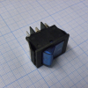 IRS-202-2B7-BL/B Переключатель ON-ON с подсветкой 15A 250VAC прямоугольная кнопка синяя Jietong pe124950 фото