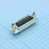DS1034-15FBNSI44 Разъем D-Sub, розетка 15 контактов прямая на плату, черный изолятор, BRJ Type 4.8мм CONNFLY pe523287 фото