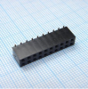 DS1023-11-2X10B8SRS Гнездо на плату SMD 2x10 конт., шаг 2.54мм, высота 7.4мм, позолоч. CONNFLY pe481306 фото