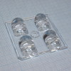 C13604_STRADA-2X2-FN Квадратная модуль линза 2x2 на 4 светодиода Cree XM-L / LG Innotek серии LEMWA33X, эфф=94%, ассиметричная, 50x50мм H:10мм LEDIL pe155169 фото