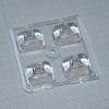 C13299_STRADA-2X2-ME Квадратная модуль линза 2x2 на 4 светодиода LG Innotek серии LEMWA33X, эфф=94%, ассиметричная, 50x50мм H:8,15мм LEDIL pe155170 фото