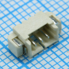 DS1020-02-03MVT1R Разъем штыревой однорядный, вилка угловая на плату 3 контакта, SMD, шаг 1.25мм CONNFLY pe569890 фото
