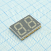 KCDA56-105 2-х разрядный сегментный индикатор smd 14,22мм/красный/635нм/4.7-17.7мкд/ОА Kingbright pe86823 фото