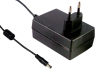 GST18E28-P1J AC-DC, 18Вт, вход 85...264B AC 47...63 Гц,, выход 28B/0.64A, изоляция 3000В AC, 79x54x33мм, -30...+70°С, выходной разъем 11, диам. 5.5х2.1мм Mean Well pe402473 фото