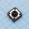 1273SHIM-160G-G Кнопка тактильная 12х12х7,3мм 160гр 0.05А 12В SMD монтаж Switronic pe406057 фото