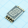 KCPSA04-105 1 разрядный сегментный индикатор smd 10,16мм/красный/630нм/14-36мкд/ОА Kingbright pe147241 фото