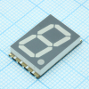 KCSA56-105 1 разрядный сегментный индикатор smd 14,22мм/красный/635нм/4.7-30мкд/ОА Kingbright pe86826 фото