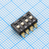 DS1040-01-04SBWB DIP-переключатель 4 контакта монтаж SMD шаг 2.54мм CONNFLY pe569898 фото
