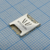 1042240820 Гнездо памяти, Push-Pull, 104224 Series, Nano SIM, 6 контакт(-ов), Медный Сплав Molex pe385323 фото
