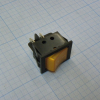 IRS-201-3C3-Y/B Переключатель ON-OFF с подсветкой 15A 250VAC 10000 циклов вогнутая кнопка желтая Jietong pe124972 фото