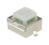SKPGAAE010 Кнопка тактильная 6.6Х6.3мм h=5мм 12В 0,05А 2.45N 1.3mm travel 50000 циклов SMD монтаж ALPS pe328237 фото