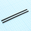 DS1030-01-1X40P8BV4-B Штыревой соединитель, 1х40 шаг 2,0мм.,однорядный (A=4.00мм, B=3.00мм, C=9.00мм) CONNFLY pe678701 фото