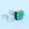 PEC11R-4220F-S0024 Энкодер PEC11, 24 щелчка, 24 импульса, металлический вал с лыской 20мм, с кнопкой, горизонтальные выводы,крепление на гайку 7мм BOURNS pe33325 фото